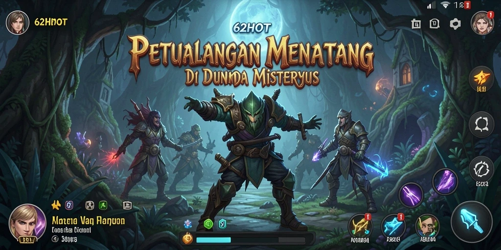 Tampilan menarik dari gameplay seru di 62HOT