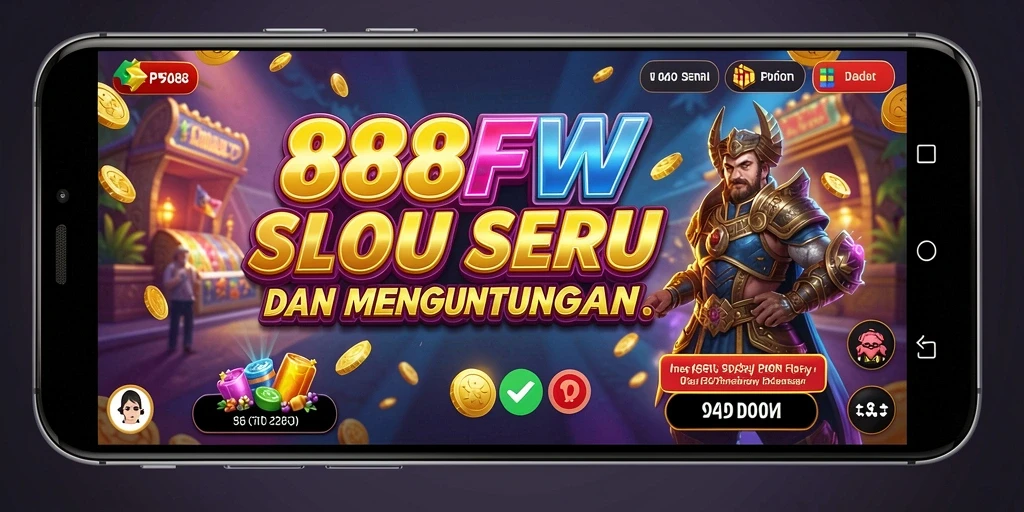 Tangkapan layar utama 888FW menampilkan gameplay slot yang mengasyikkan.