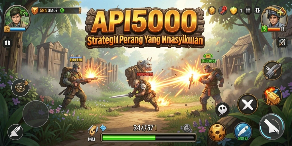 Tangkapan layar gameplay <strong>API5000</strong> menunjukkan strategi taktis yang menegangkan.