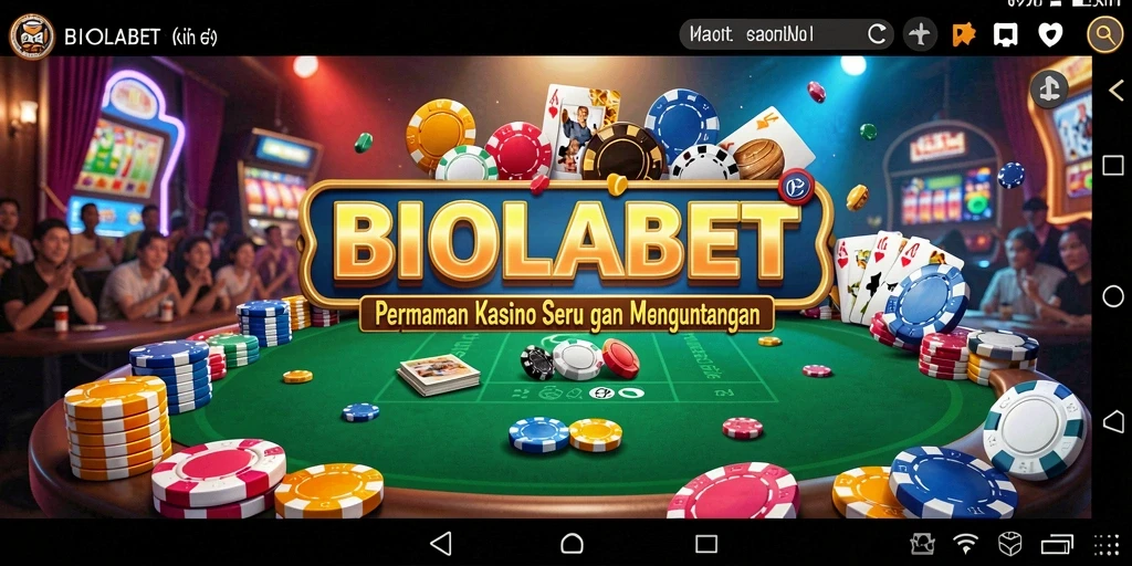 Tampilan menarik dari gameplay Kasino BIOLABET yang seru.