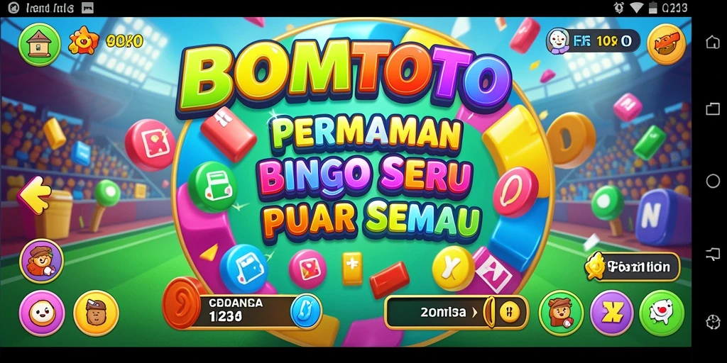 Screenshot gameplay BOMTOTO menampilkan keseruan bermain Bingo.