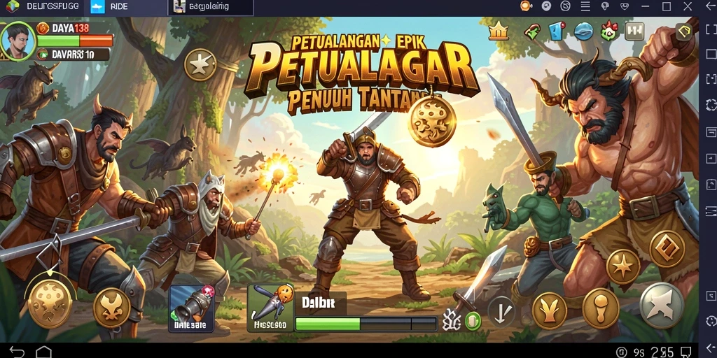 Tampilan gameplay menakjubkan dari DAYA138 di dunia petualangan.