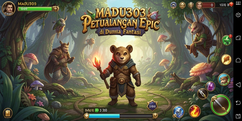 Tampilan gameplay RPG yang seru dan interaktif di MADU303.