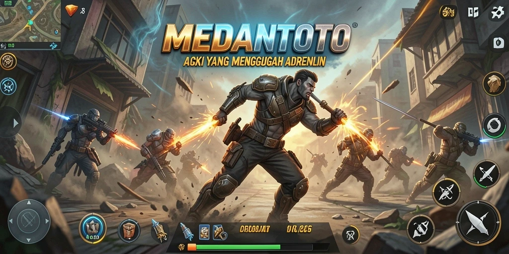 Tampilan aksi seru dari gameplay MEDANTOTO yang adiktif.