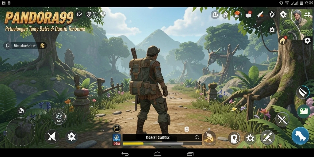 Gameplay PANDORA99 yang imersif di dunia terbuka yang luas.