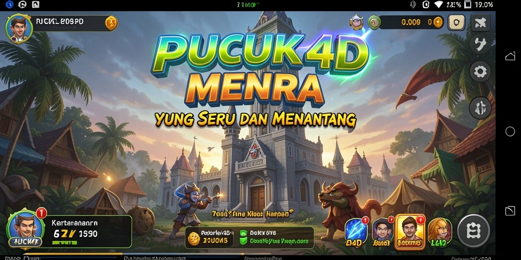 Screenshot gameplay PUCUK4D menampilkan strategi Tower Defense yang mendebarkan.