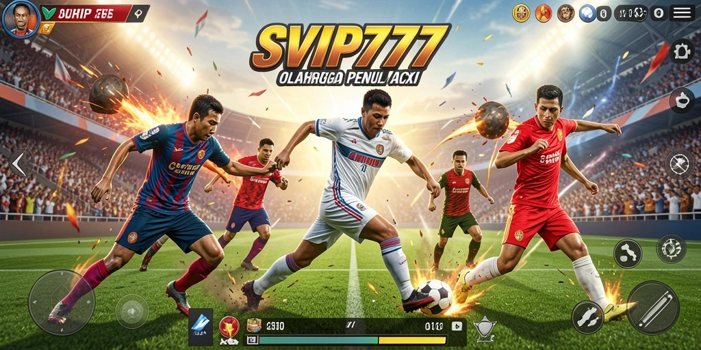 Tampilan gameplay SVIP777 yang seru dan dinamis dalam dunia olahraga.