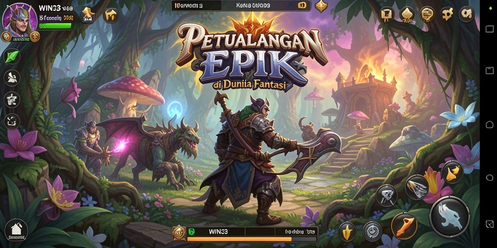 Tampilan menakjubkan dari gameplay petualangan WIN33.